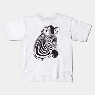 Black Zebra Kids T-Shirt